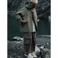 Front pocket design jacket E1019