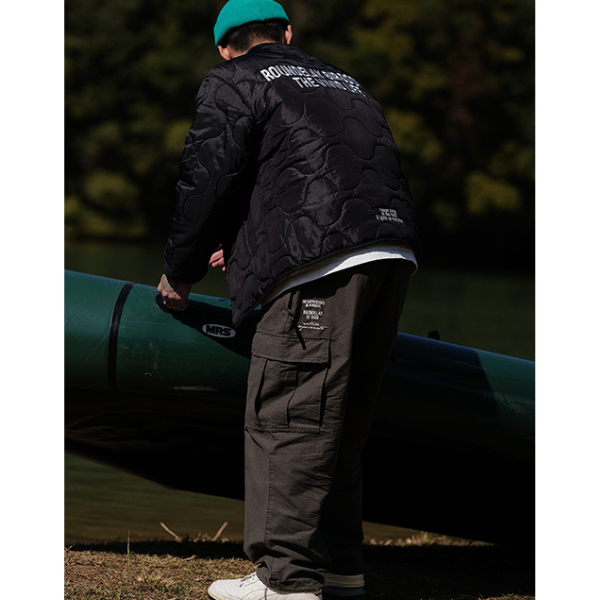 Side pocket design pants E052