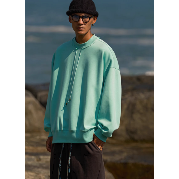 Plain color design sweat E1034