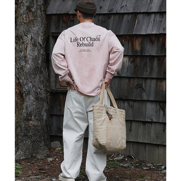 Back letter design L/C Tee E067
