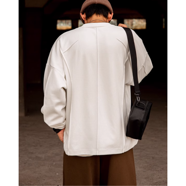 Front pocket design L/C Tee E1009