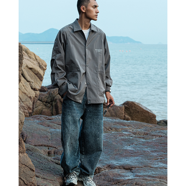 Front logo design jacket E1026