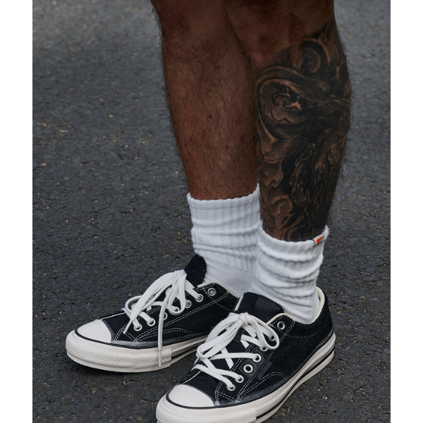 Side logo design socks E066
