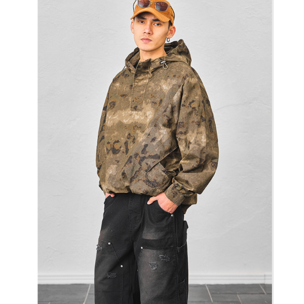 Camouflage design jacket E1021