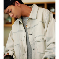 Front pocket design jacket E1045