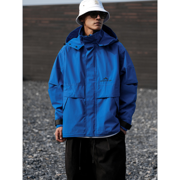 Front pocket design jacket E1019