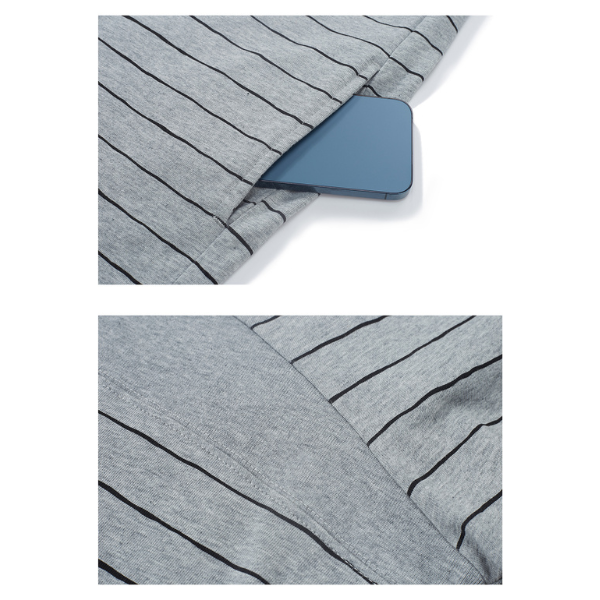Border color design L/C Tee E1005