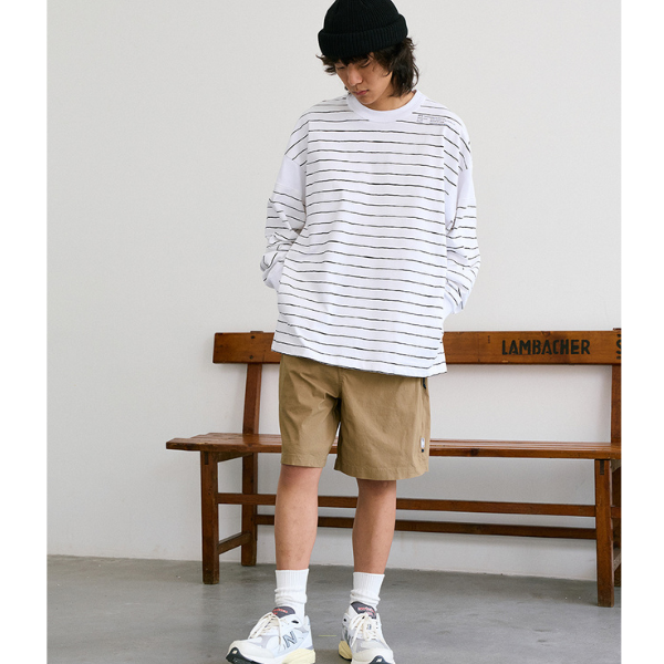 Border color design L/C Tee E1005