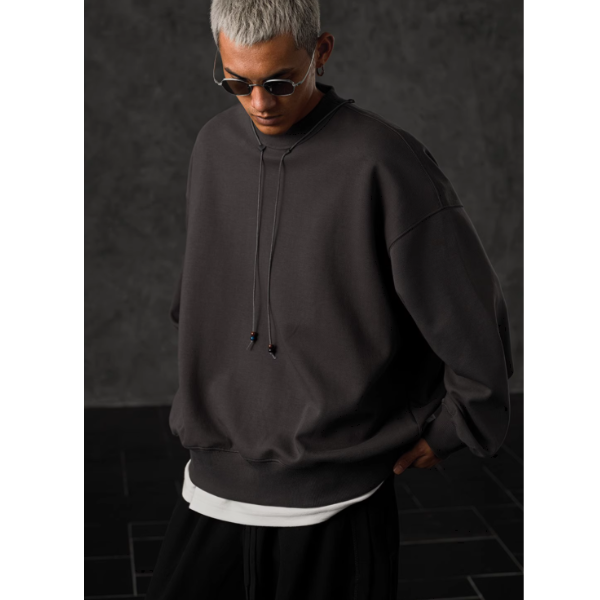 Plain color design sweat E1034