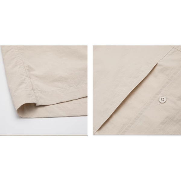Front pocket design shirt E1048
