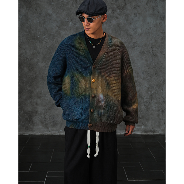 Plain color design sweat E1035