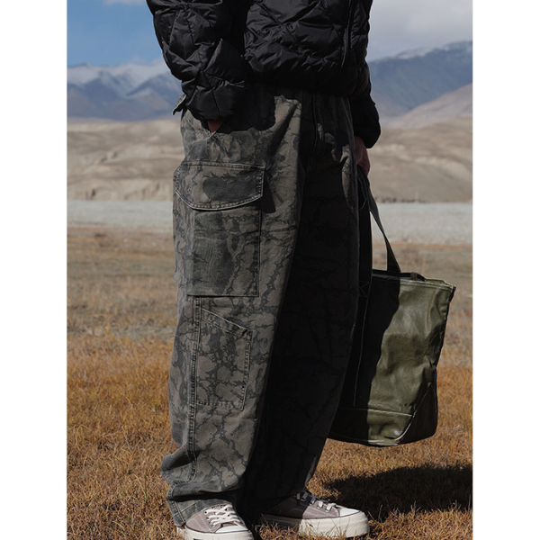 Camouflage design pants E1016
