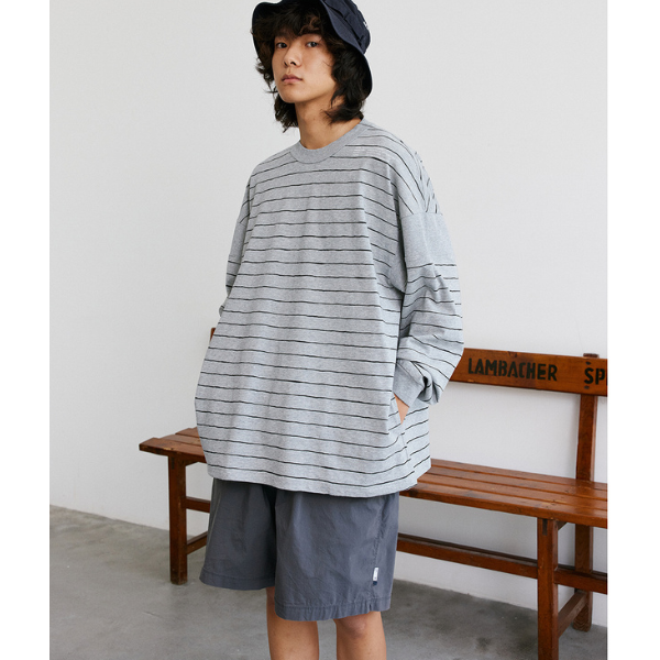 Border color design L/C Tee E1005
