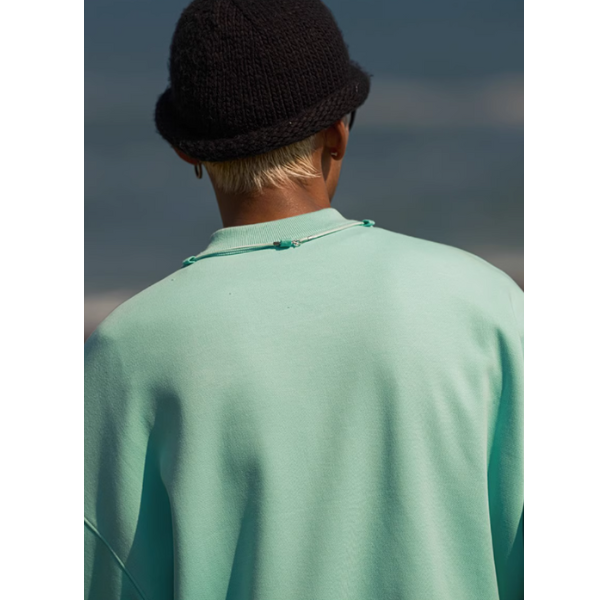Plain color design sweat E1034