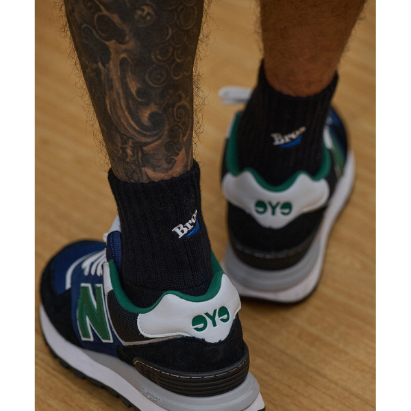 Back logo design socks E065