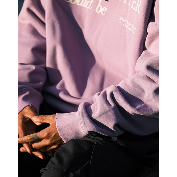 Front letter design sweat E1020
