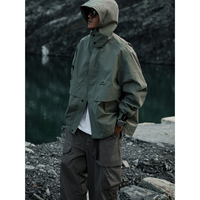 Front pocket design jacket E1019
