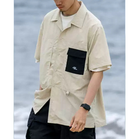 Front pocket design shirt E1048