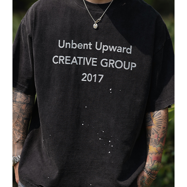 Front letter design Tee E070