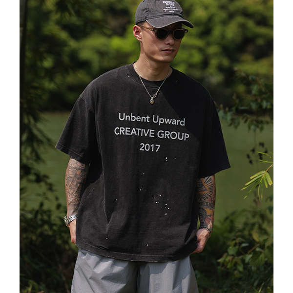Front letter design Tee E070