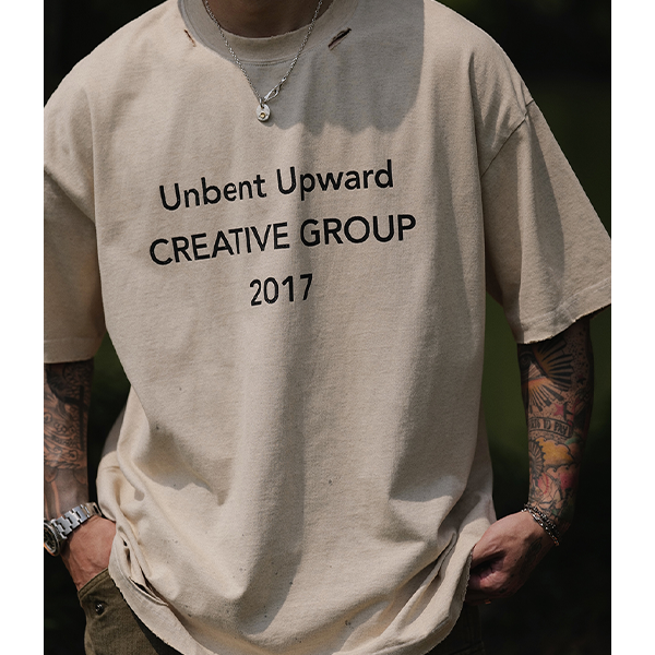 Front letter design Tee E070