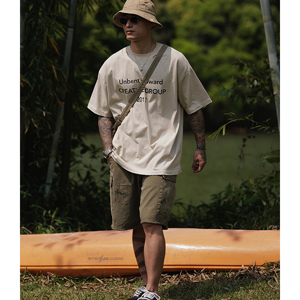 Front letter design Tee E070