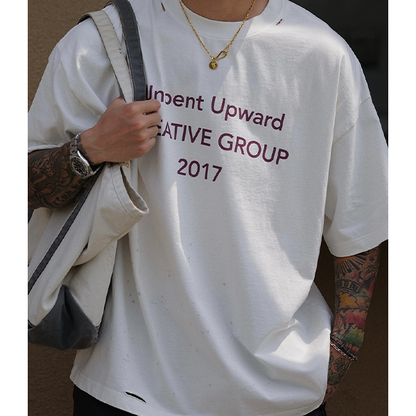 Front letter design Tee E070