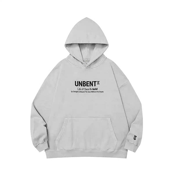 Front letter design hoodie E3001