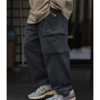 Side pocket design sweat pants E3003