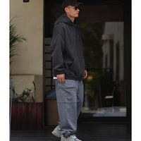 Side pocket design sweat pants E3003