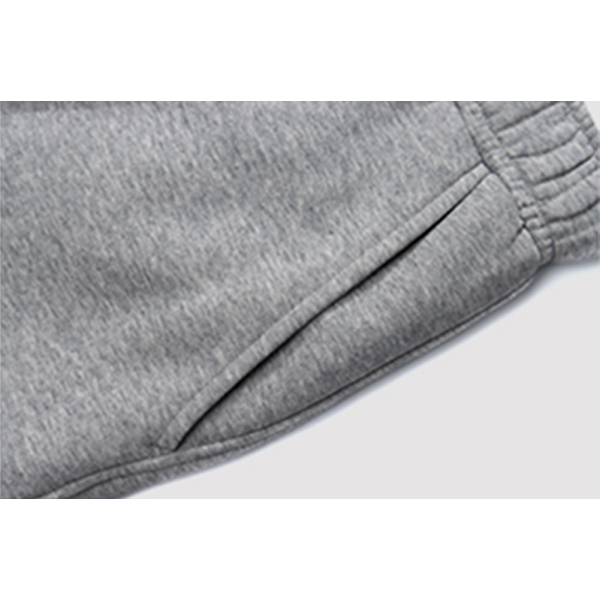 Side pocket design sweat pants E3005