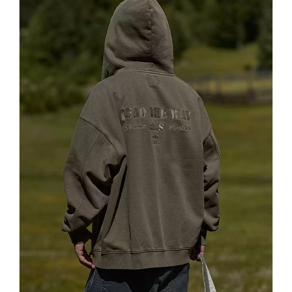 Back letter design hoodie E3011