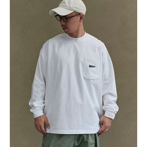 Front pocket design L/C Tee E3012