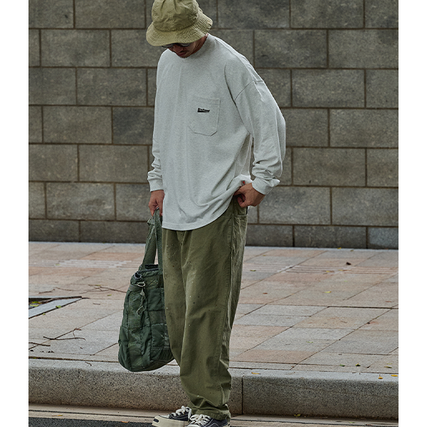 Front pocket design L/C Tee E3012