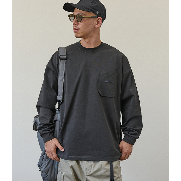 Front pocket design L/C Tee E3012