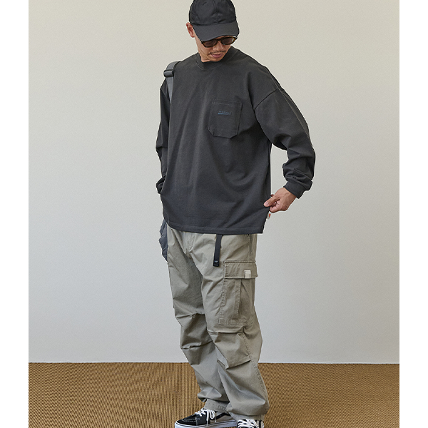 Front pocket design L/C Tee E3012