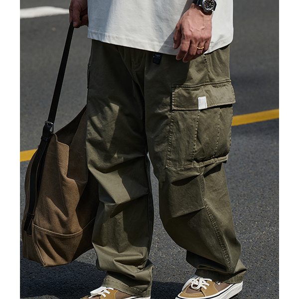 Side pocket design pants E3015