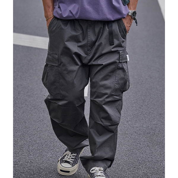Side pocket design pants E3015