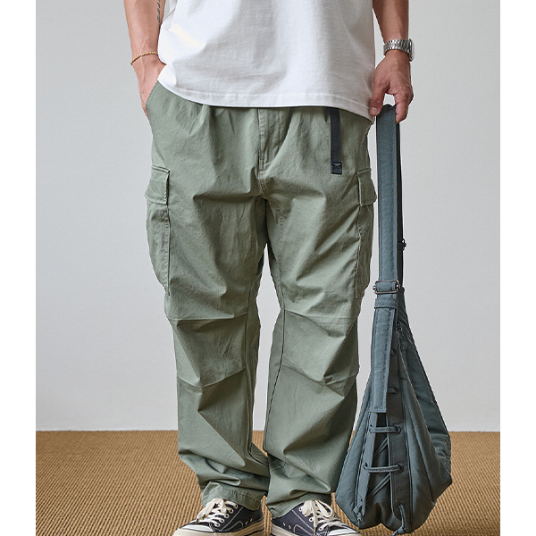 Side pocket design pants E3015
