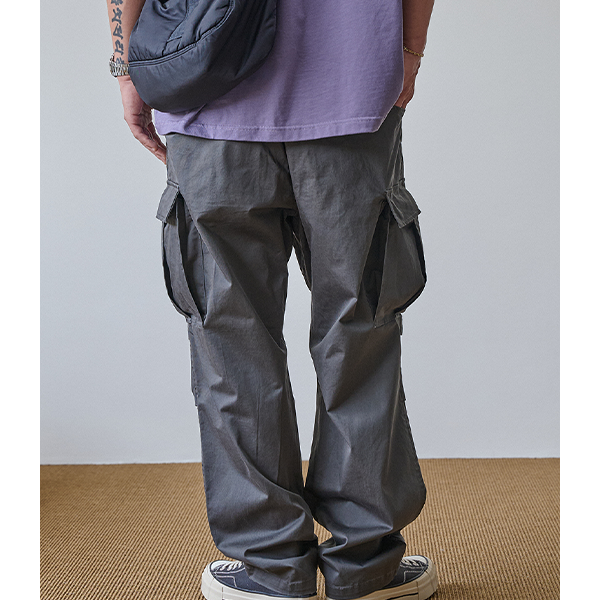 Side pocket design pants E3015