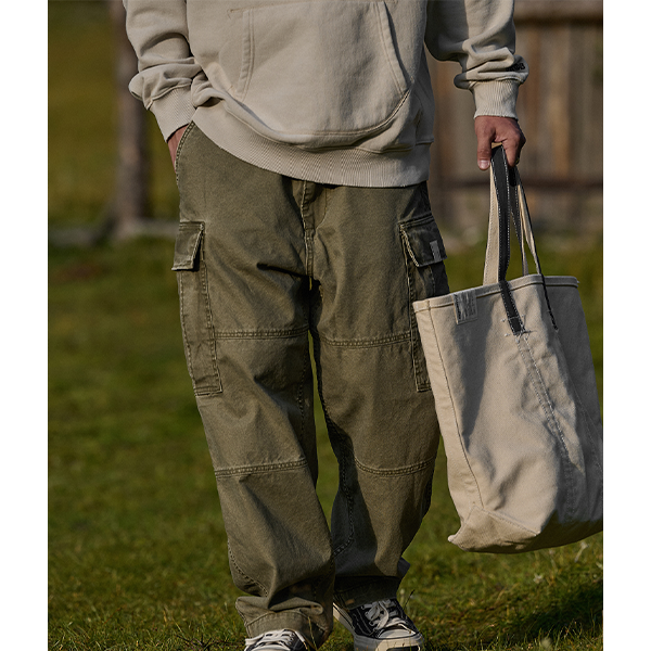 Side pocket design pants E3016