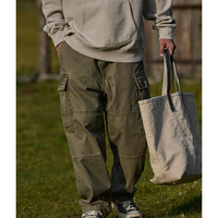 Side pocket design pants E3016