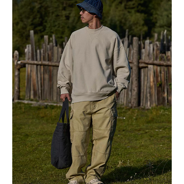 Side pocket design pants E3016