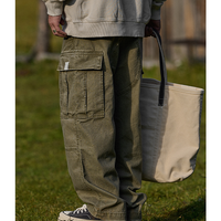 Side pocket design pants E3016