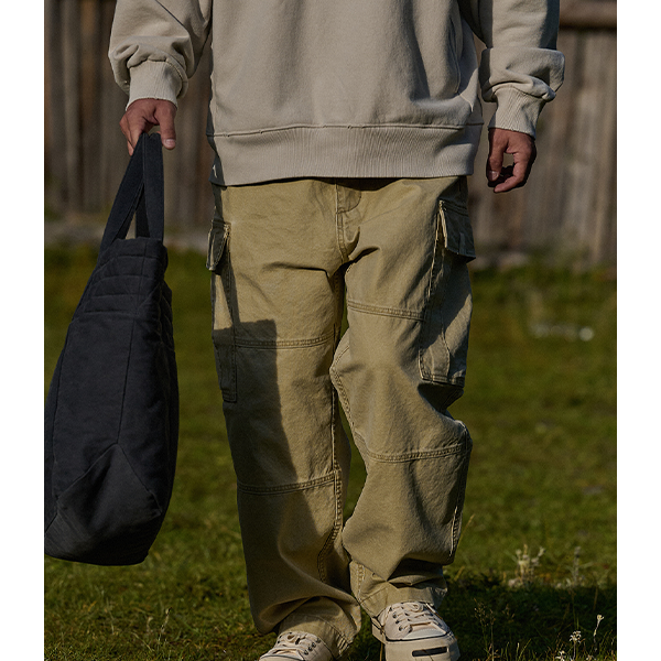Side pocket design pants E3016