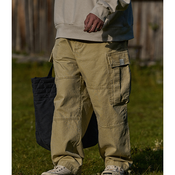 Side pocket design pants E3016
