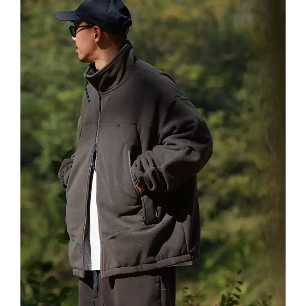 Front pocket design jacket E3018