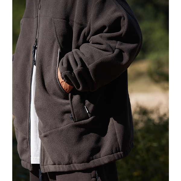 Front pocket design jacket E3018