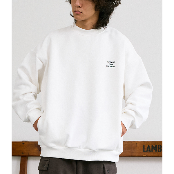 Back logo design sweat E3019