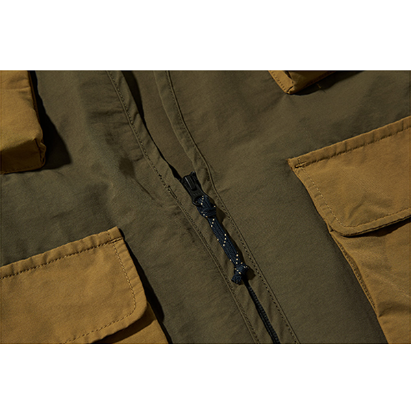 Front pocket design jacket E3020